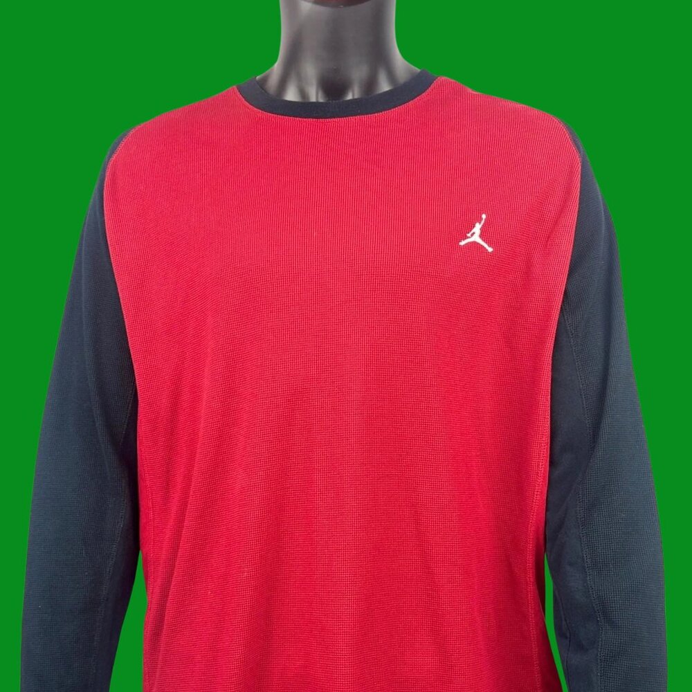 VTG Y2K Air Jordan Waffle Knit Thermal